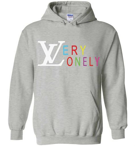 lv very lonely sweater|louis vuitton sweatshirts for men.